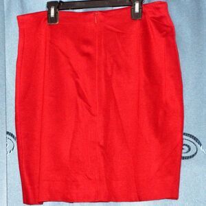 Vintage 'ESCADA' Maroon (color) Stretch Skirt Sz EU 42